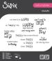 Preview: Sizzix - Stempelset "Happy Everything Sentiment" Clear Stamps Design by Catherine Pooler