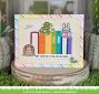 Preview: Lawn Fawn - Stempelset "Little Woodland Library Friends" Clear Stamp