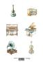 Preview: Reprint - Stanzteile "The Bookshop" Cutouts A4 - 8 Bogen