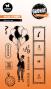 Preview: Studio Light - Stempelset "Balloon Man" Clear Stamps Grunge Collection