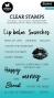 Preview: Studio Light - Stempelset "Lip Balm" Clear Stamps