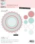 Preview: Creative Craft Lab - Studio Light - Stanzschablone "Nested Circles Hearts" Dies