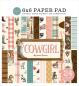 Preview: Carta Bella - Designpapier "Cowgirl" Paper Pad 6x6 Inch - 24 Bogen