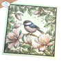Preview: Elizabeth Craft Designs - Stempelset "Floral Branches & Sentiments" Clear Stamps