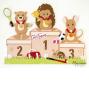 Preview: Marianne Design - Schablone 14,9x21cm "Winner's Podium" Stencil