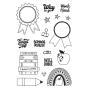 Preview: Simple Stories - Stempelset "Book Fair" Clear Stamps 