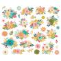 Preview: Simple Stories - Stanzteile "Book Fair" Floral Bits & Pieces 