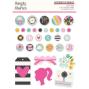 Preview: Simple Stories - Decorative Brads "Crafty Babe" 