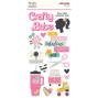 Preview: Simple Stories - Aufkleber "Crafty Babe" Foam Sticker