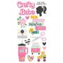 Preview: Simple Stories - Aufkleber "Crafty Babe" Foam Sticker