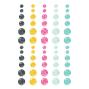 Preview: Simple Stories - Enamel Dots "Crafty Babe" 60 Stück 