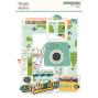 Preview: Simple Stories - Chipboard Frames "Happy Travels" 