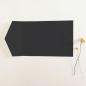 Pocketfold-Karte B6 seitlich Premium-Karton "Schwarz" Basic Line
