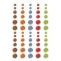 Preview: Simple Stories - Enamel Dots "Vintage Woodlands" 60 Stück 