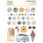 Preview: Simple Stories - Decorative Brads "Sunny Days" 