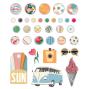 Preview: Simple Stories - Decorative Brads "Sunny Days" 
