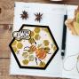 Preview: Aladine - Schablone 10x15cm "Bee" Stencil