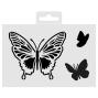 Preview: Aladine - Schablone 10x15cm "Butterfly" Stencil