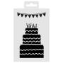 Preview: Aladine - Schablone 15x10cm "Cake" Stencil