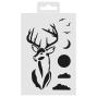 Preview: Aladine - Schablone 15x10cm "Deer" Stencil