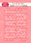Preview: Craft & You Design - Prägefolder "Honeycomb Background" Embossingfolder