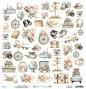 Preview: Mintay Papers - Papier Elemente "Bon Voyage" Paper Elements 12x12 Inch