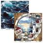 Preview: Mintay Papers - Designpapier "Lighthouse" Scrapbooking Paper Pad 8x8 Inch - 24 Bogen