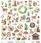 Preview: Mintay Papers - Papier Elemente "Wildwood Secrets" Paper Elements 12x12 Inch