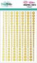 Preview: Carlijn Design - Klebesteine "Yellow" Enamel Dots 300 Stück