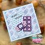 Preview: Carlijn Design - Schablone 13,8x14,2cm "Feel Better" Stencil