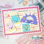 Preview: Carlijn Design - Stanzschablone "Pen Pals" Dies 