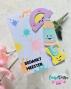 Preview: Carlijn Design - Stanzschablone "Pen Pals" Dies 