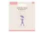 Preview: Crafters Companion - Stempelset, Stanzschablone & Schablone "Showered In Love" Stamp, Dies & Stencil