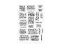 Preview: Crafters Companion - Stempelset & Stanzschablone "Ticket Fun" Stamp & Dies