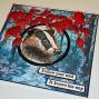 Preview: IndigoBlu - Gummistempel Set "Winter Badger" A6 Rubber Stamp