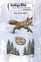 Preview: IndigoBlu - Gummistempel Set "Fox on the Run" A6 Rubber Stamp