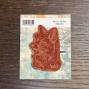 Preview: IndigoBlu - Gummistempel "Solo 8 Mr Fox Rubber" 8x5cm Rubber Stamp