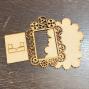 Preview: IndigoBlu - Holzteile "Steampunk Frame (2)" Woodology