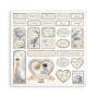 Preview: Stamperia - Designpapier "Timeless" Maxi Paper Pack 8x8 Inch - 22 Bogen