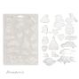 Preview: Stamperia - Gießform A4 "Timeless" Soft Mould