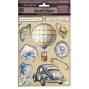 Preview: Stamperia - Holzteile A5 "Timeless" Wooden Shapes