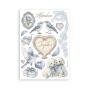Preview: Stamperia - Washi Papier "Timeless" Washi Pad 14,8x21cm - 8 Bogen