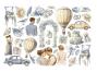 Preview: Stamperia - Stanzteile "Timeless" Die Cuts Ephemera