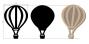 Preview: Stamperia - Holzteile "Air Balloon" MDF Crafty Shapes Blanks