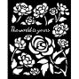 Preview: Stamperia - Schablone 20x25cm "Roses" Stencil