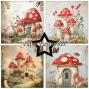 Preview: Paper Favourites - Designpapier "Rustic Mushrooms" Paper Pack 6x6 Inch - 24 Bogen