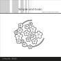 Preview: Simple and Basic - Stanzschablone "Flower Wreath Halfcircle" Dies