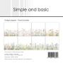 Preview: Simple and Basic - Designpapier "Floral Borders" Paper Pack 6x6 Inch - 24 Bogen 