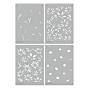 Preview: Spellbinders - Buchdrucktechnik "Daisy Shower" BetterPress Plate & Stencil