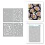 Preview: Spellbinders - Buchdrucktechnik "Daisy Shower" BetterPress Plate & Stencil